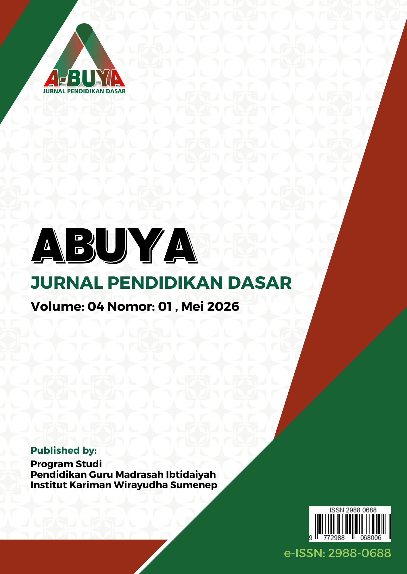 					View Vol. 4 No. 1 (2026): Abuya: Jurnal Pendidikan Dasar
				